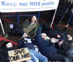 NHS Die-in at MRI